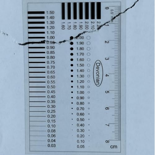 Namvo Point and Line Measuring Device, Spot Card, Crack Width Ruler, Split Ruler, Comparison Card, Trachoma Comparison Sheet, Crack Comparison Ruler, Important Tools for Fault Measurement