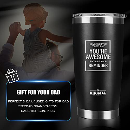 Birthday Gifts for Men-Fathers Best Day Gifts for Him Awesome for Dad Inspirational for Women Mothers Day Anniversary for Husband Coworker Tumbler Q-AWESOME