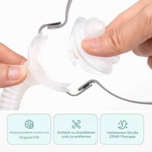 Replacement Nose Cushion for AirFit P10 Frame (L) Pack of 2 CPAP Nose Cushion Soft Silicone Nose Pad CPAP Accessories