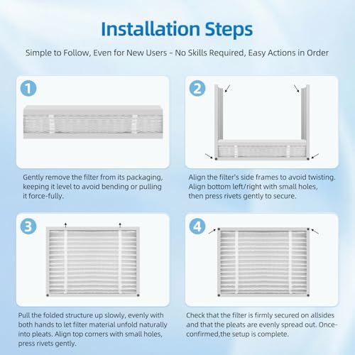 TT-FM-2020 Furnace Filter MERV 11 Collapsible Compatible with TopTech TTFM2020 TT-FM-2020QB TT-MAC-2020 and TT-MAC-2122, 20x20x4 (1 Pack) 1