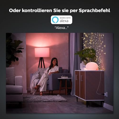 Philips Hue Smart Plug for Hue Lighting Systems, Smart Socket for Controlling Lights, Compatible with Voice Control and App from Anywhere, White 1