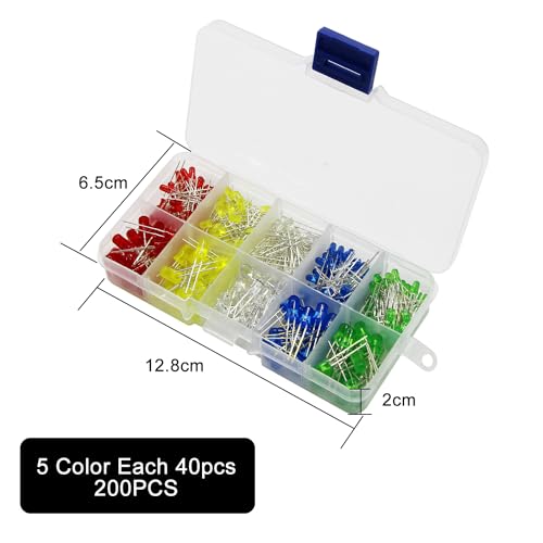5 mm LED Light Emitting Diodes (200) 200