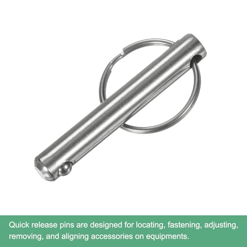 M METERXITY 4-Pack Quick Release Pins, 5/16" x 1.57" Hardware Pins 5/16" x 1.57"