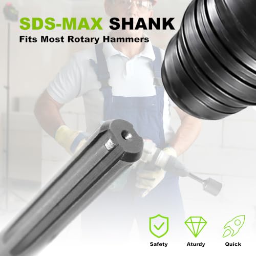 SDS Max Ground Rod Driver, 2-Inch, Fits Most SDS Max Rotary Hammers SDS MAX 2 1 PC