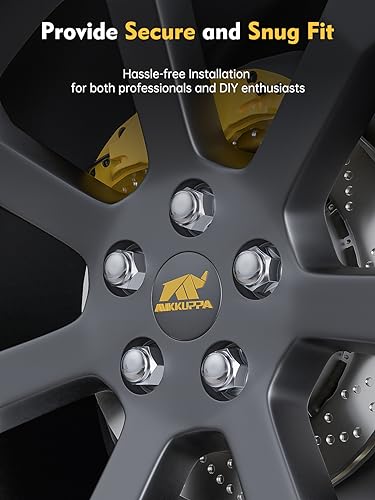 MIKKUPPA M12x1.5 Lug Nuts 20pcs One-Piece Chrome OEM Style Mag Seat Lug Nuts - M12x1.5 Wheel Lock Lug Nuts Replacement for Toyota Lexus OEM:00276-00901