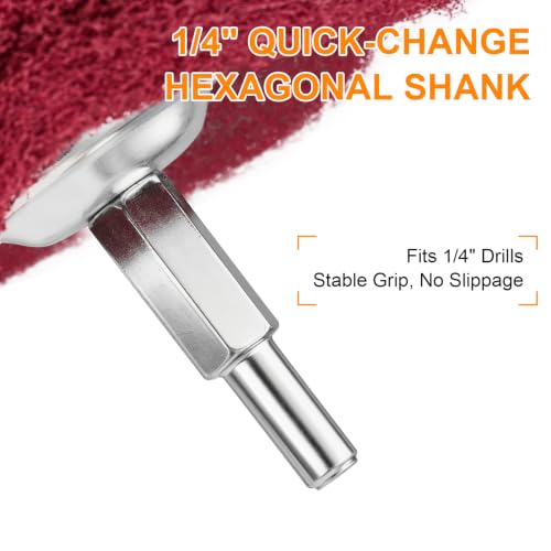 Buffing Wheels for Drill 15PCS Drill Polishing Kit