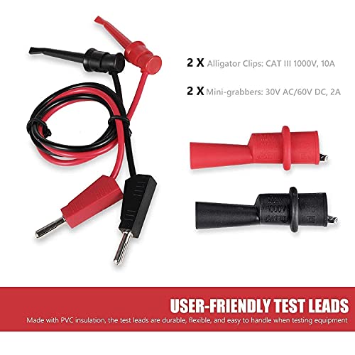 AstroAI Digital Multimeter TRMS 6000 & Test Leads Bundle