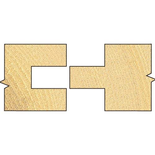 Trend C158X1/2TC Tongue and Groover Set 41mm Diameter, Silver TONGUE & GROOVE SET 1/2