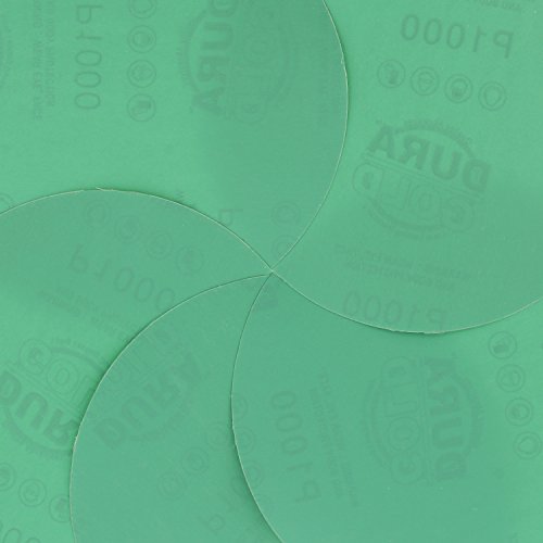 Dura-Gold 5" Gold Sanding Discs - 1000 Grit & 6" PSA DA Sander Backing Plate Pad