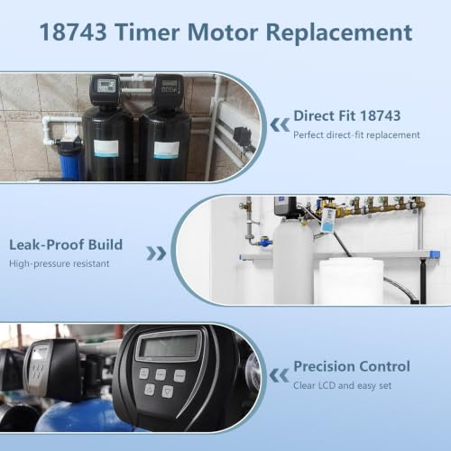 18743 Timer Motor for Fleck 5600 Control Valve Replacement Drive Motor Part