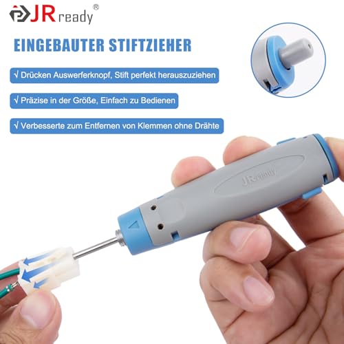 JRready JRconDRK-T190260 Pin Tool New Upgrade Release Tool with Protective Case for TE 4.2 Mini Universal Mate-N-Lock AMP 4.2 Pitch Miniature Rectangle (MR) JST FL 4.14 Pitch Contact