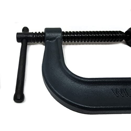 Wilton C-Clamp, 4-1/4" Opening, 3-1/4" Throat, 6200 Lbs. Clamping Force (Model 404) 4-1/4 in. Pack of 1