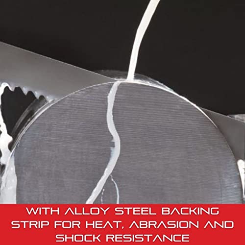 Starrett Intenss PRO-DIE Bi-Metal Band Saw Blade, 5' 4.5" L x 1/2" W 64.5 Inches 1/2 inches 8-12 Teeth per Inch 0.025 Inches 99165-05-04-1/2