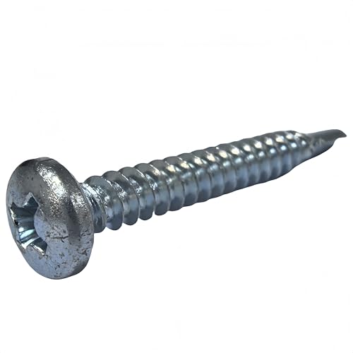 Santie#8 Zinc Self-Drilling Drywall Anchor Kit with Screws-100 Pack (#8)-100 PC