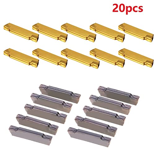 SPORTARC MGMN200-G / MGMN200-G LDA 2mm Tungsten Carbide Insert Groove Cutting Tool Pack of 20