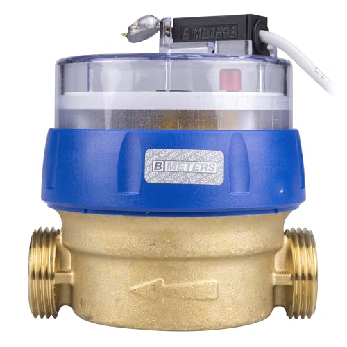 SPEWA Water Meter Q3 = 2.5 Length 80 mm with Pulse Output 1 Litre GSD 8 Cold Water, Calibrated 2026