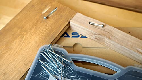 Massca Pocket Hole Screws Kit, 500 Wood Screws & Self Tapping Screws Set