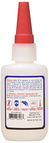 FastCap Solo Thick Adhesive Refill (2.25 Ounces) & FastCap 80113 2P-10 Professional 2 Ounce Medium Wood Adhesive Glue