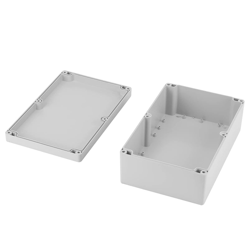 Waterproof Junction Box, Gray Plastic Enclosure Project Case DIY Wiring Junction Box 230*150*85mm