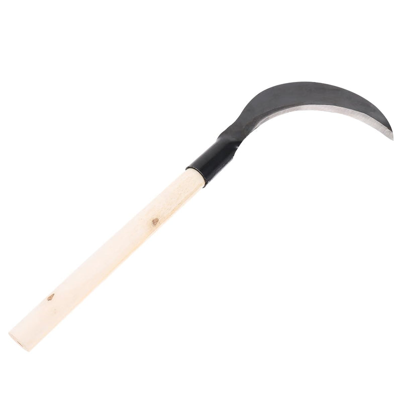 Yardwe Gardening Grass Manganese Steel Long Handle Weeding Tool for Easy Cultivation Sharp and Durable Hand Scythe with Comfortable Grip for Weeding