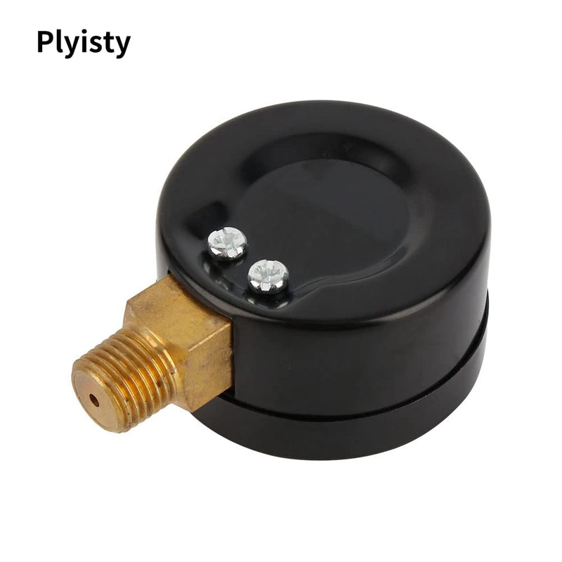 Vacuum pressure gauge, vacuum gauge 2 inch for air compressor water oil gas 1/4" NPT lower bracket MF,0～-30inHg 0～-1bar universal vacuum pressure gauge with 50 diameters 1/4 NPT