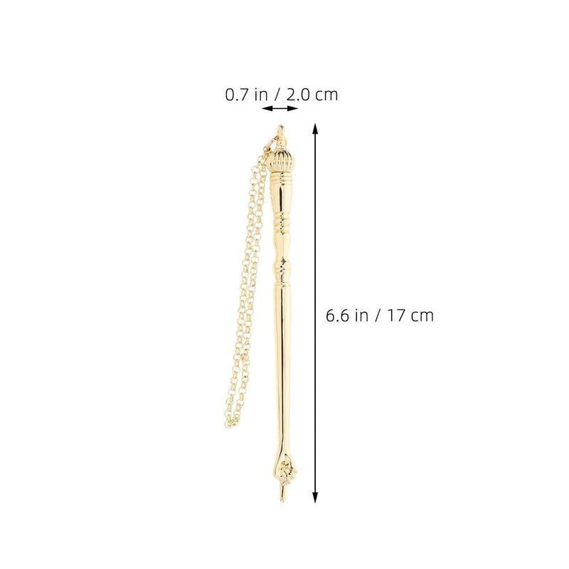 PRETYZOOM Gift Tools Jewish Pointer Tool for Bible Reading Golden Zinc Alloy Hand Pointer with Comfortable Grip for Mitzvah and Scripture Reading Ideal for Home and Church Use Golden 1