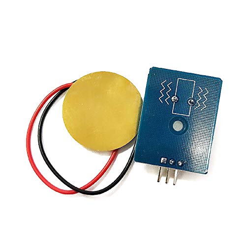 Hailege Piezoelectric Sensor Analogue Ceramic Vibration Sensor Module Piezoelectric for Arduino DIY Kit Pack of 5