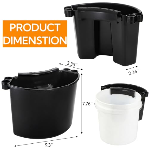 4 Pieces Detailing Bucket Organizer, Portable Bucket Tool Caddy
