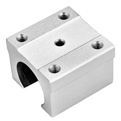 4Pcs SBR16UU Aluminum Linear Ball Bearing Slide Block Units 16mm Open Linear Motion Bearing Block Linear Rail Bearing Block for CNC
