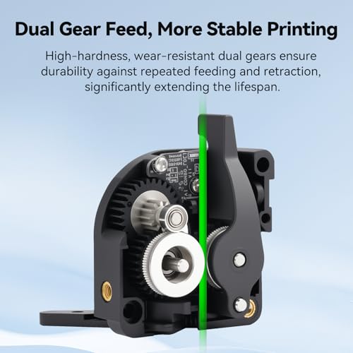 Creality Official K1/K1C/K1 SE/K1 Max Multicolour CFS Upgrade Extruder Kit, Built-in Filament Break Sensor and Cutter, Dual Gears for Smooth Feeding, 3D Printer Accessory Replace Set