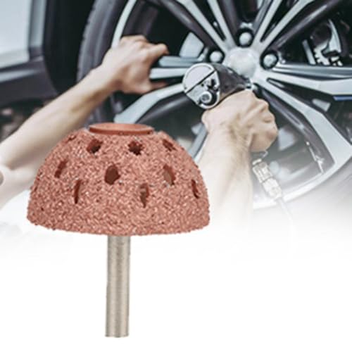 2 Pcs Tungsten Steel Bowl Buffing Wheels, 6mm Shank