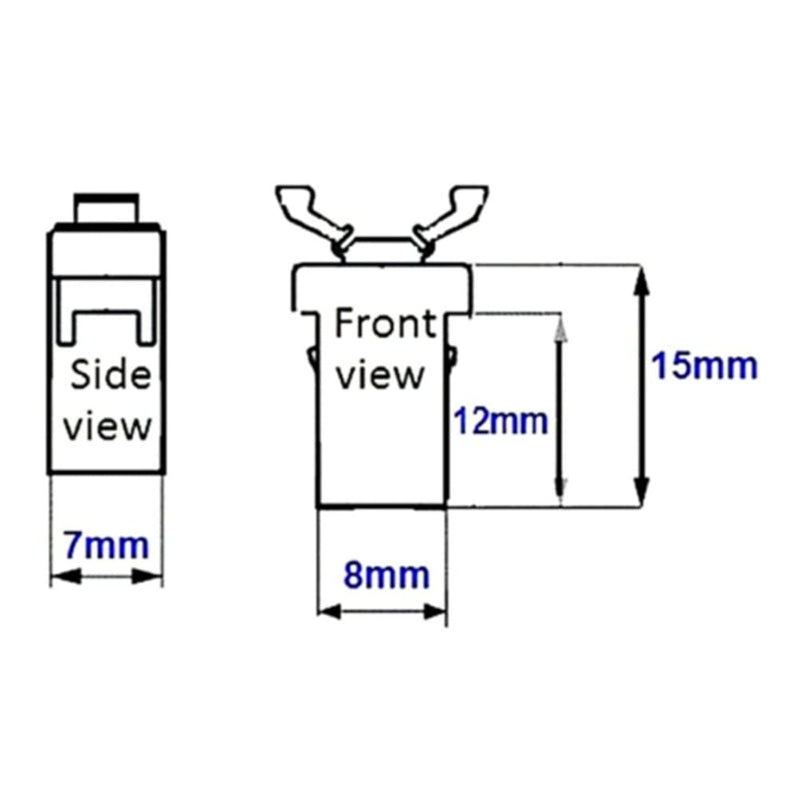 Car Accessories Sunglasses Glasses Holder Catch Latch Storage Box Lid Switch Overhead Console Roof Clip