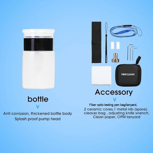 Fiber Termination Kit FTTH cold connection Tool Kits with OPM with RJ45 Network Test Fiber Cleaver Fiber Optical Stripper Pliers