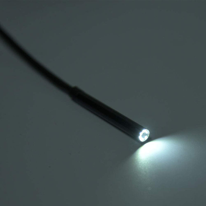 USB Endoscope 5.5mm Borescope Inspection Snake Camera Waterproof 3 in 1 6LED 5M for Smartphones