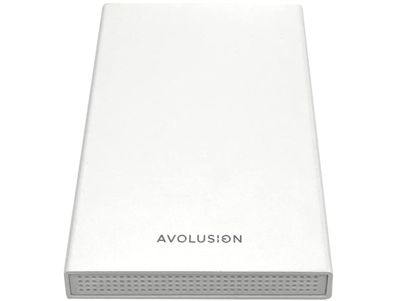 Avolusion HD250U3-WH 2TB USB 3.0 Portable External Gaming Hard Drive - White (for PS5, Pre-Formatted) - 2 Year Warranty