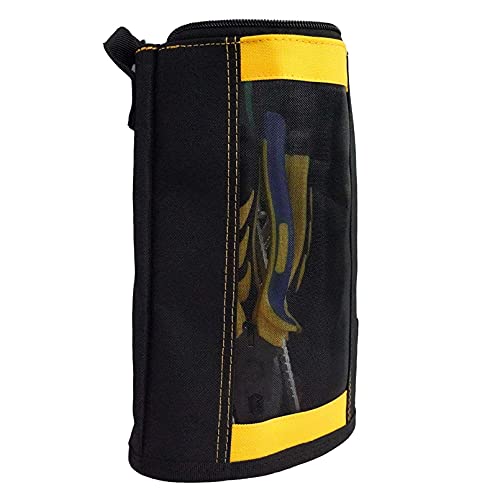 MELOTOUGH 1 PACK Magnetic Suspenders Tool Belt Suspenders + 2 PACK Fastener bag with Mesh Window and Hanging Grommets