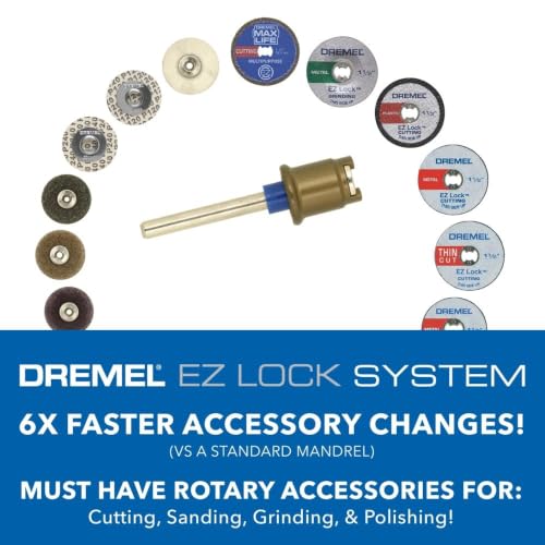 Dremel EZ402 EZ Lock Mandrel Silver medium