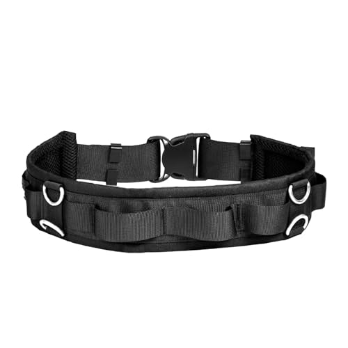 OPENMOON Photographer Utility Belt Set with Professional Tech Pouch and Safety Steel Cable - 3-in-1 Toolkit for Camera Assistant, Film Crew, Gaffer and Electrician