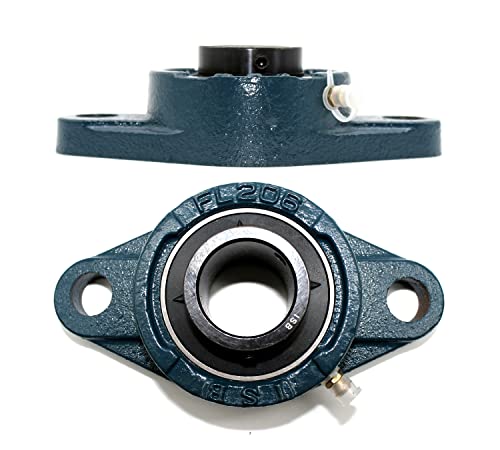 DOJA Barcelona Flange Bearing UCFL 205 – 2 Pillow Block UCFL Ball Bearings for 25mm Shaft – Steel Pillow Block Bearing Units for Industrial and General Applications – Flange Mounted UCFL Block PACK 2