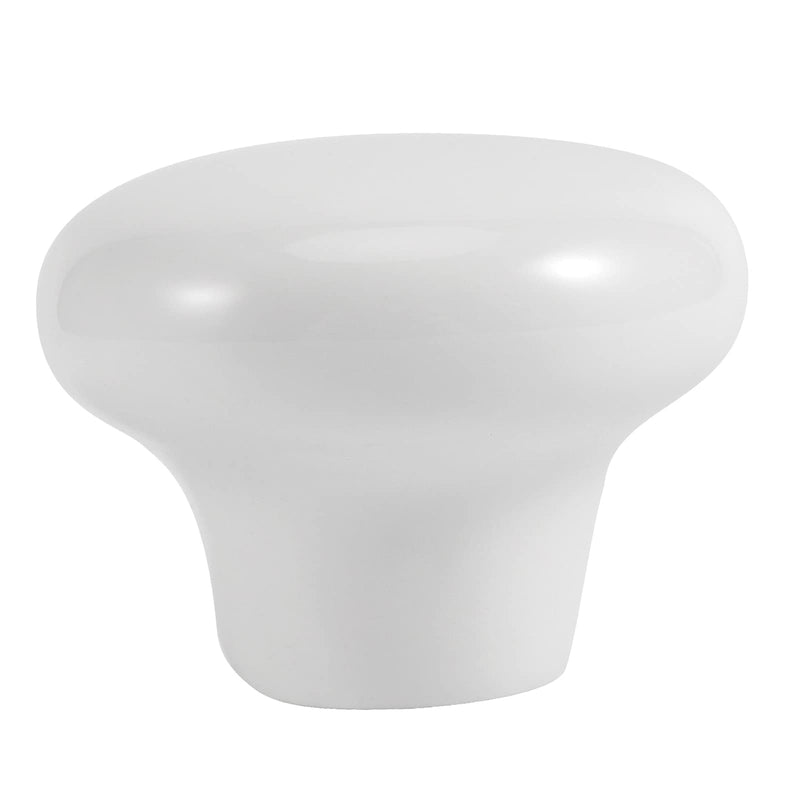 KEILEOHO 30 Pack Ceramic Cabinet Knobs, Vintage White Round Drawer Knobs with 30 PCS Screws, Cabinet Knobs Pull Handle for Drawer, Dresser, Door, Kitchen