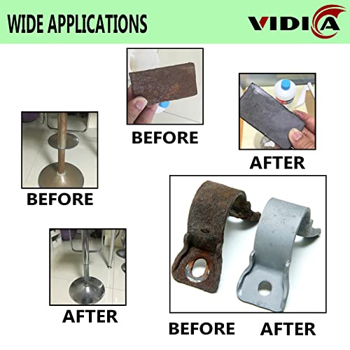 VIDICA Wire Brush Set 20 Pcs, 1/4 Inch Hex Shank Wheel for Drill, Carbon Steel Brush Set for Cleaning Rust