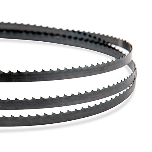 POWERTEC 70-1/2 Inch Bandsaw Blades, 1/2" x 14 TPI Band Saw Blades for Sears Craftsman 21400 and Rikon 10-305, 10-3061 10" Band Saw for Woodworking, 3 Pack (13184-3PV) 70.5 inch x 1/8" x 14 TPI (3PCs)