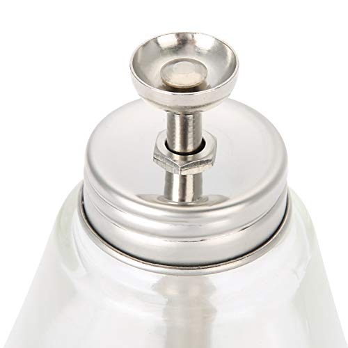 150ml Nail Art Pump Dispenser Empty Bottle Liquid Container Glass Alcohol Press Bottle