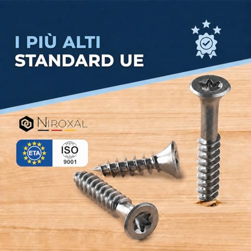 #8-3-1/8" Exterior Wood & Fence Screws 4x80mm Stainless Steel Flat Head Deck Screws Partial Thread 4mm Strong 80mm Long 400 Pieces Rust Resistant A2 80 mm ≈ 3.15 in