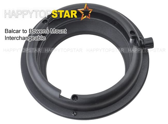 Balcar to Bowens Mount Speedring Speeding Ring Adapter Adaptor Converter for Studio Flash Strobe Light