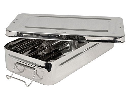 GIMA 26671 Stainless Steel Box with Handle 30cm x 15cm x 6cm