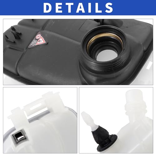 Expansion Tank Coolant Coolant Overflow Tank 2465000049, Engine Coolant Expansion Collection Tank, Replacement for A-Class W176 B-Class W246 CLA C117 X117 GLA Class X156 2011-2019