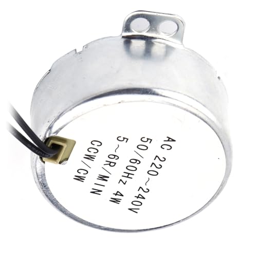 Synchronous Motor 50TYC 220-240V AC Synchronous Motor Electric Rotary Motor Gear Motor Electric Motor 4W 50/60Hz CW/CCW (5-6rpm) 5-6 rpm