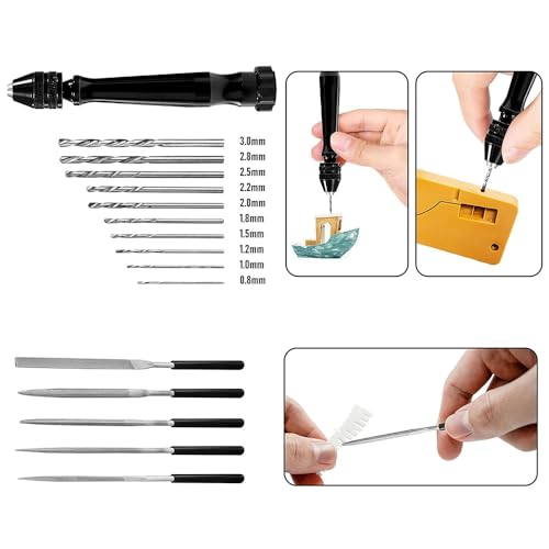 3D Printing Tool Kit Essential 3D Print Tools For Removing, Smoothing, Finishing, Deburring, Craving, Drilling 3D Print Accessories For,Finishing Tool Kit