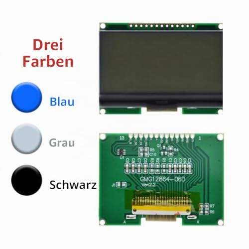COG LCD- LCD12864-06D 128x64 Dots ST7565 SPI interface drivers Built-in Chinese font